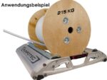 RUNPOTEC PRO 670 - Kablo Tamburuabroller max. Breite 67 cm - fertig montiert dahil Tragwalzen ürün görseli 3