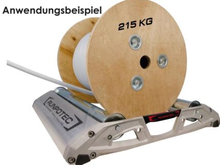 RUNPOTEC PRO 670 - Kablo Tamburuabroller max. Breite 67 cm - fertig montiert dahil Tragwalzen ürün görseli 3