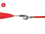 RUNPOTEC Kablo Çekme Halkası ile kanca - 4 parça Set için borular itibaren 14 mm Innndurchmesser ürün görseli 4
