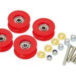 RUNPOTEC Auslaufrollen (4 parça Set) Ersatzteil Fiberglas Çubuk Ø 7,5 - 11 mm - 20646