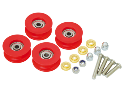 RUNPOTEC Auslaufrollen (4 parça Set) Ersatzteil Fiberglas Çubuk Ø 7,5 - 11 mm - 20646
