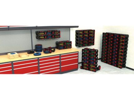RUNPOTEC CB 260 Cable Box - Tek Telli Makara - 6 Boxen için die effiziente Verwaltung von Kabeln, Drähten ve Einzeladern ürün görseli 3