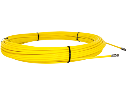 RUNPOTEC GF4.5 Ersatzglasfaser-Kablo Çekme Bandı Ø 4,5 mm (olmadan Haspel) Kabeleinziehhilfe için Boru Çapı 30 -80 mm - 20311