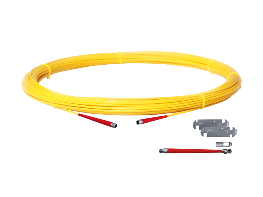 GF3 yedek fiberglas çubuk Ø 3 mm kablo çekme aleti için boru çapı 10 - 50 mm RUNPOTEC GF3 Ersatz-Fiberglas Çubuk Ø 3 mm Kablo Çekme Aleti için Boru Çapı 10 - 50 mm - 20816