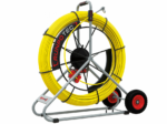 RUNPOTEC GF11 Fiberglas Çubuk Ø 11 mm - fahrbar dahil Doppelauslaufsystem Kablo Çekme Aleti için Boru Çapı 80 mm - 250 mm - 10092