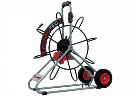 RUNPOTEC GF7.5/9 Stahlhaspel Ø 730 mm fahrbar için Fiberglas Çubuk Ø 7,5 mm ve 9 mm, dahil Doppelauslaufsystem - 20405