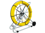 RUNPOTEC GF15 Fiberglas Çubuk Ø 15 mm - ile fahrbarer Stahlhaspel Kabeleinziehhilfe için Boru Çapı 180 - 450 mm - 10099