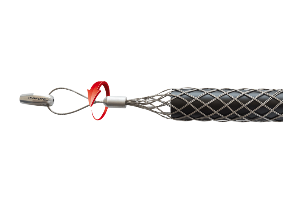 kablo çekme çorabı halkalı ve diş için kablo Ø 30 -100 mm RUNPOTEC Kabelziehstrumpf ile Schlaufe ve Diş için Kabel Ø 30 -100 mm - 20436