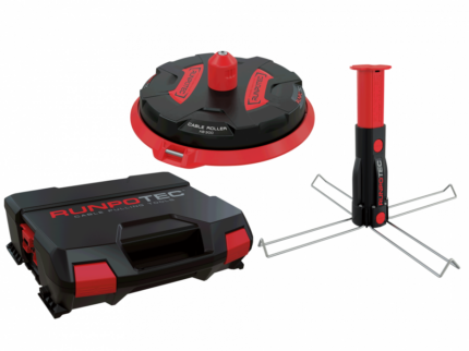 RUNPOTEC XB 300 - Komple Set Kablo Makarası + Çok Fonksiyonlu Mandrel sistem çantasında - 10170