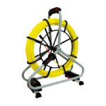 RUNPOTEC GF6 Fiberglas Çubuk Ø 6 mm Profesyonel Set - dahil Doppelauslaufsystem Kabeleinziehhilfe için Boru Çapı 40 mm - 100 mm - 10059