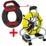RUNPOTEC RP5 - 30 m + GF4.5 Profesyonel Set Ø 4,5 mm - 60 m Kablo Çekme Cihazı + Fiberglas Çubuk - 11120
