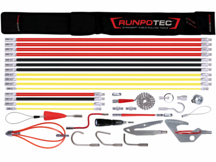 RUNPOTEC RUNPOSTICKS Paket 35-parça Kabeleinziehhilfe için kılavuzsuz hatlar - 10173