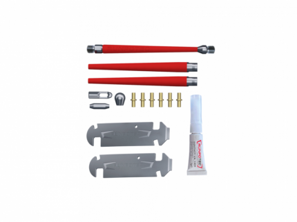 RUNPOTEC GF3 Onarım Seti, Diş RTG Ø 6 mm 15-parça için GF3 Fiberglas Çubuk Ø 3 mm - 20819