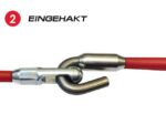 RUNPOTEC Kabelziehstrumpf ile Hızlı Bağlantı ve burulma dengeleme Kabelaufnahme von 4 - 6 mm Durchmesser ürün görseli 4