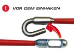 RUNPOTEC Kabelziehstrumpf ile Hızlı Bağlantı ve burulma dengeleme Kabelaufnahme von 4 - 6 mm Durchmesser ürün görseli 3