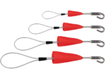 RUNPOTEC Kablo Çekme Halkası ile kanca - 4 parça Set için borular itibaren 14 mm Innndurchmesser - 10159