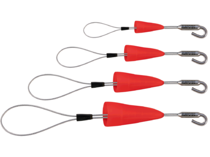 RUNPOTEC Kablo Çekme Halkası ile kanca - 4 parça Set için borular itibaren 14 mm Innndurchmesser - 10159