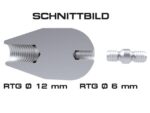 RUNPOTEC Anfangsbirne Ø 30 mm ile RTG Ø 12 mm için Glasfaserstäbe Ø 7,5 - 15 mm ürün görseli 5