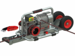 RUNPOTEC CW 800 E Spillwinde dahil Trolley Montageschiene ve Gurt Kablo Çekme Vinci için waagrechten Kabelzug - 10138