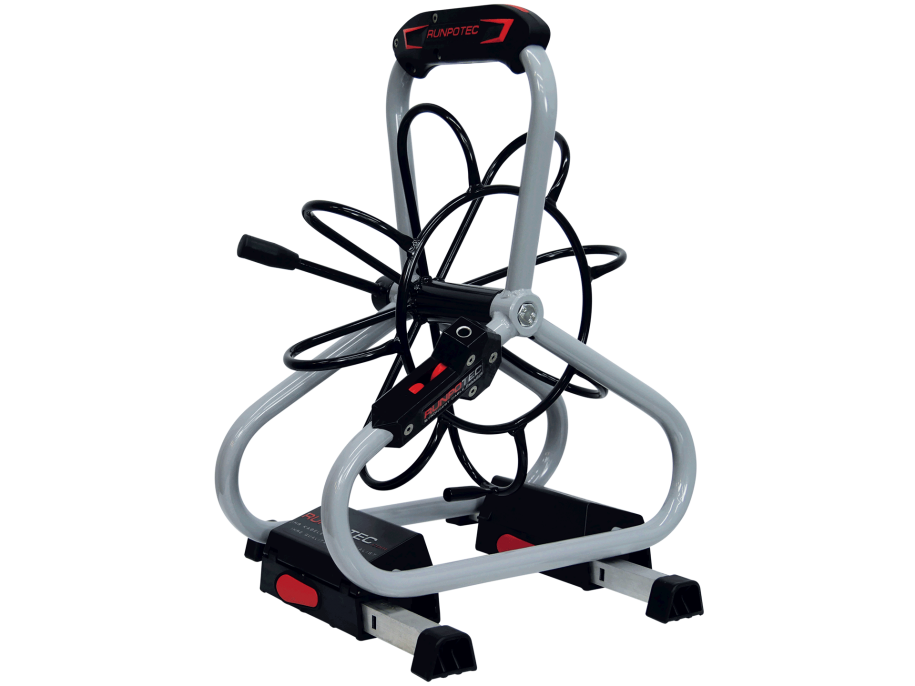 GF4.5 profesyonel set çelik makara Ø 330 mm için fiberglas çubuk Ø 4,5 mm, dahil çift çıkış sistemi RUNPOTEC GF4.5 Profesyonel Set Stahlhaspel Ø 330 mm için Fiberglas Çubuk Ø 4,5 mm, dahil Doppelauslaufsystem - 20402