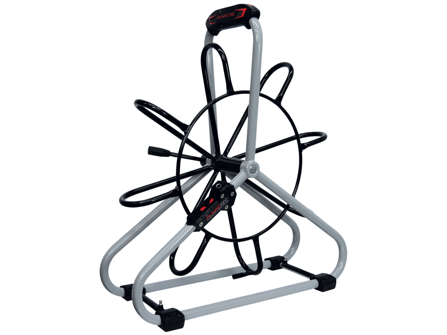 GF6 standart set çelik makara Ø 530 mm için fiberglas çubuk Ø 6 mm, dahil çift çıkış sistemi RUNPOTEC GF6 Standart Set Stahlhaspel Ø 530 mm için Fiberglas Çubuk Ø 6 mm, dahil Doppelauslaufsystem - 20300