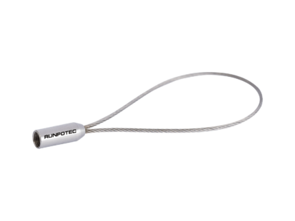 RUNPOTEC Zugschlaufe Ø 1,5 mm - Edelstahlseil için Glasfaserstäbe Ø 3 mm, 4,5mm ve 6mm - 20428